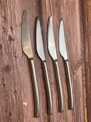 Vintage J. A. Henckles Cutlery Steak knife Set 4x Stainless Steel Made in Germany