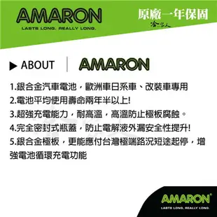 AMARON 愛馬龍 Din 74 AH 57428 銀合金 汽車電池 一年保固 電瓶 VW AUDI 哈家人