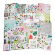 49 and Market - Kaleidoscope Collection Bundle With Custom Chipboard