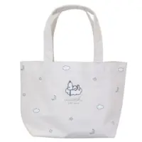 在飛比找momo購物網優惠-【小禮堂】Snoopy 雨傘布船型手提袋 - 米雲朵月亮款(