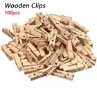 Airer Dry Line Photo Paper Pegs Wooden Clothespin Clothes Pegs Pine Wood Clips