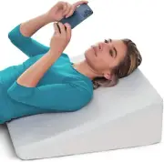 Memory Foam Pillow Bed Wedge Soft Bamboo Cushion Neck Back Bed Sleeping Support