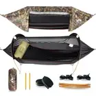 Night Cat Hammock Tent With Rain Fly Bug Net Camping Hiking Tent Hanging Bed