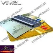 Spy Voice Recorder Hidden Device Voice Activated Audio Miniature Battery