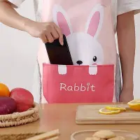 在飛比找蝦皮購物優惠-🆕粉色兔兔卡通擦手圍裙