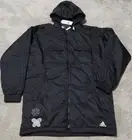 New! Adidas Men's Size Medium James Harden Basketball Jacket Black