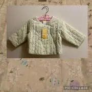 Vintage Gymboree Paper Lanterns Quilted Wrap Coat 12-18 Months Cotton Easter