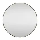 Cafe Lighting & Living Vera Round Mirror (Antique Silver)