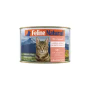 Feline Natural Premium Cat Wet Food Lamb and King Salmon Cat Cans