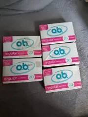 5 Vintage 1995 OB Tampons New Old Stock Regular Absorbency TV Movie Prop