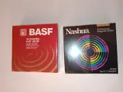 Vintage BASF 2S/2D Colors 5.25" Floppy Disks, Nashua MD2D disks 20 total disks