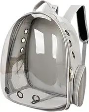 Generic Cat Backpack Carrier, Pet Backpack Bubble Tote Pet Travel Carrying Bag Pet Space Capsule for Walking Traveling Outdoor Use, Gray