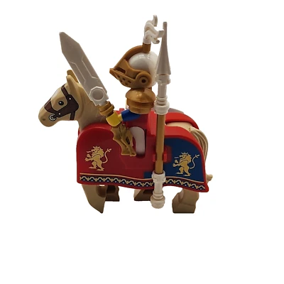 LEGO CASTLE ROYAL LION KNIGHT BLOND HORSEMAN