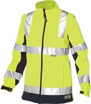 Huski K7003 Ladies Reflective Kimberly Softshell Jacket Yellow, 14