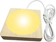 Glass Art Light Base, LED Display Stand, Wooden Art Display Base, USB Display Base, Colorful Light Display Stand, Resin Art Display, Wooden Display Stand For Artwork, LED Art Display Stand, Art Displa