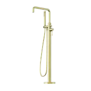 Nero Opal Freestanding Bath Mixer With Hand Shower Brushed Gold NR251903ABG
