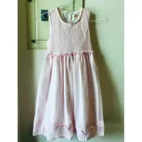 在飛比找蝦皮購物優惠-Birch Jades 女童粉色紗裙蕾絲洋裝  140cm