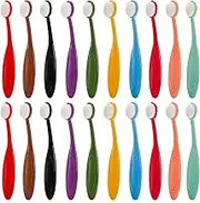 YOUEON 20 Pack Mini Colored Ink Blending Brushes, 10 Color Craft Ink Blender Brushes Set, Small Ink Blending Tools with Soft Bristle Color Coded Handle for Card Making, Painting, Drawing, Stamping