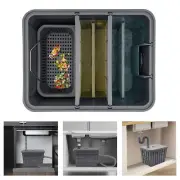50L Grease Trap Interceptor Oil-water Separator Restaurant Kitchen Under Sink