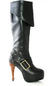 Jolly Rodger Pirate Wench Adult Boots