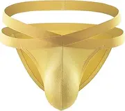 [Maiyifu-GJ] Men's U Convex Bulge Pouch Bikini Underwear Athletic Supporters T-Back Underpants Low Waist G-String Thongs