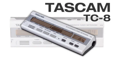 TASCAM TC 8 Chromatic Tuner & Metronome - Brand New in Box