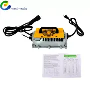 For E-Z-Go RXV Golf Carts Models 48V 18A Battery Charger W/ Triangular Plug IP67