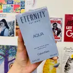 NANA實拍二店~ CALVIN KLEIN CK ETERNITY AQUA 永恆之水男性淡香水 100ML 200