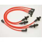 Pertronix 804404 Flame-Thrower Spark Plug Wires 4 Cyl 8Mm Vw Male Cap Red (for: Volkswagen)