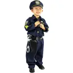 現貨兒童警察角色扮演小孩遊戲表演萬聖節變裝舞會派對服裝 4JAK