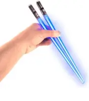 Lightsaber Chopsticks Light Up - LED Glowing Light Saber Star Wars Chop Sticks..