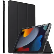For Apple iPhone 13 Case SupRShield Pro Luxury Wallet Leather Flip Magnetic Stand Case Cover (Black)
