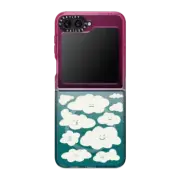 Galaxy Z Flip5 Impact Magnetic Case Cute Clouds