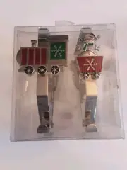 NIB Hobby Lobby 4 Piece Christmas Train Stocking Hangers