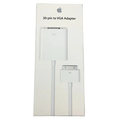 NEW Original Apple A1368 VGA Monitor Adapter For iPad 1st 2nd 3rd Generation