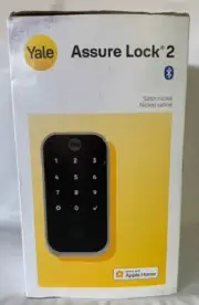 Yale Assure Keypad Lock 2 With Bluetooth Satin Nickle Work With Apple Home NEW