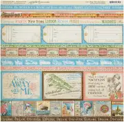 Graphic 45 Come away with me look out world double sided 6 sheets