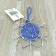 Potpourri Pouch Victoria Elizabeth Hanging Snowflake Ornament Sachet Holder