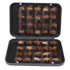 40Pcs Fly Fishing Bait Stainless Steel Fly Fishing Lures Kit With Storage B SN