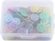 Sewing Patchwork Pins Quilting Tool,100pcs Patchwork Quilting Pins Fine Flat