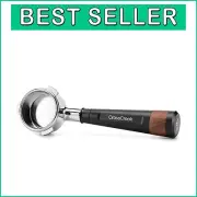 Durable 54mm Bottomless Portafilter with Ergonomic Handle for Perfect Espresso