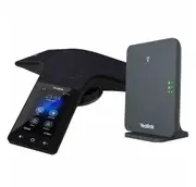 Yealink CP935W-Base Wireless DECT Touch-Sensitive Conference Phone, 6-Microphone Array, 360 Voice Pickup,DECT Mode,Rechargeable Battery, BYOD CP935W-BASE