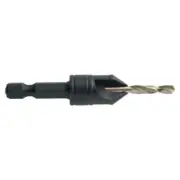 P&N Quickbit Pilot Drill Bit and Countersink - 1/4" Shank - HSS
