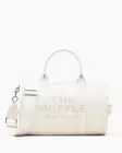 Marc Jacobs Unisex The Large Duffle Bag Leather Cotton White NEW NWT