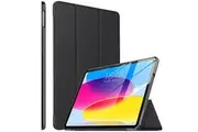 For Apple iPad 10th Gen Case, 10 Generation Cover 10.9 2022 Folio Leather Smart Magnetic Flip Stand Case Cover (Black)