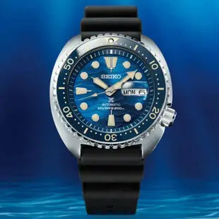 SEIKO 精工錶 PROSPEX SAVE THE OCEAN 陶瓷圈機械錶 4R36-06Z0B(SRPE07J1)