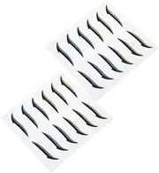 Healeved Women's Eyeliner Stickers Double Eyelid Strips Lightweight for Home Travel Beauty