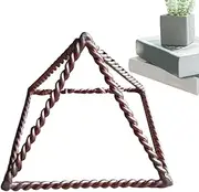 Copper Pyramid | Triangle Pyramid | Geometry Design Balancing Tool for Purification, Meditation Accessory, Spiritual Home Decor
