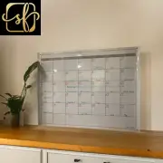Dry Erase Monthly Extra Large White Board Calendar for Wall, 38" by 50", Jumbo L