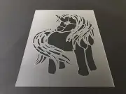 Unicorn #17 Stencil 10mm or 7mm Thick, Crafts, Horse, Pony, Pegasus, Bronco